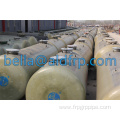 Double underground fuel steel tank for gas station